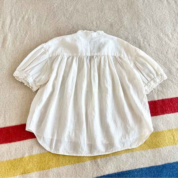 Esby apparel Dana cotton + linen gauze top - Picture 12 of 13